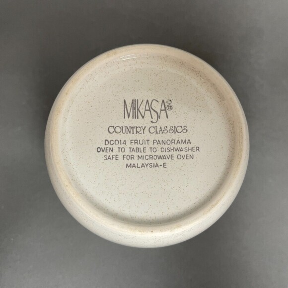 Mikasa  DC014 Country Classics Fruit Panorama Tea Canister Container without Lid - Picture 6 of 6